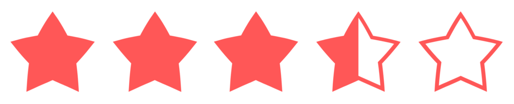 3.5 Stars